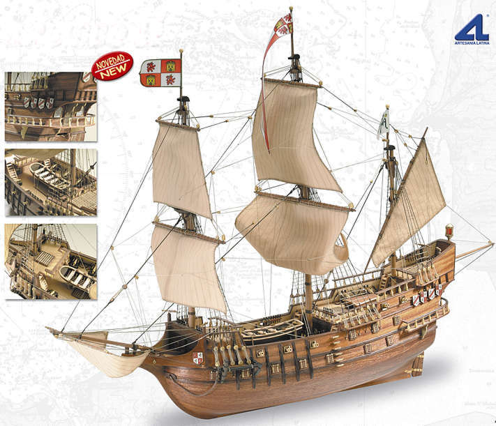Модели кораблей из дерева парусники